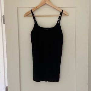 Jessica Simpson | Black Lace Maternity Nursing Cami